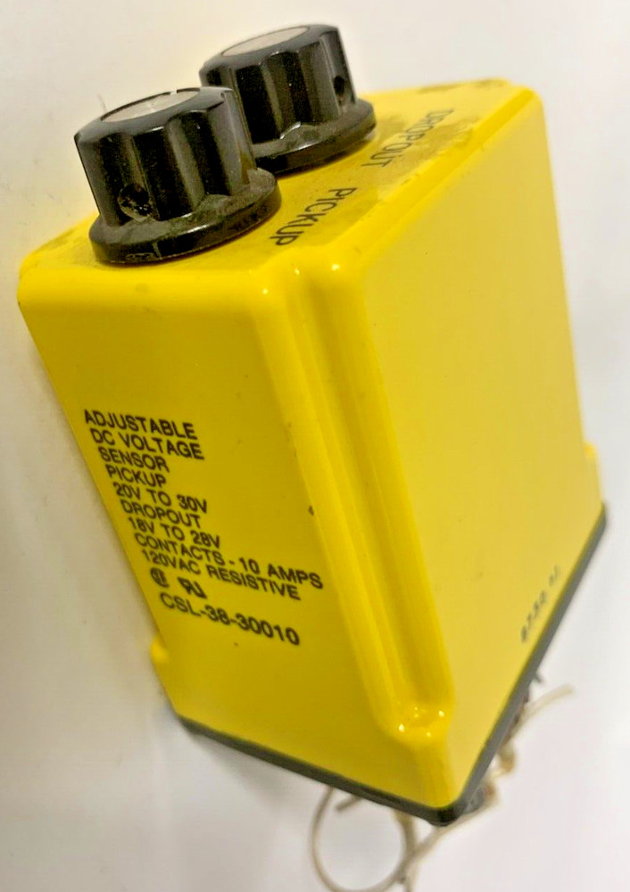 Potter & Brumfield CSL-38-30010 Adjustable DC Voltage Sensor & 8 pin Socket