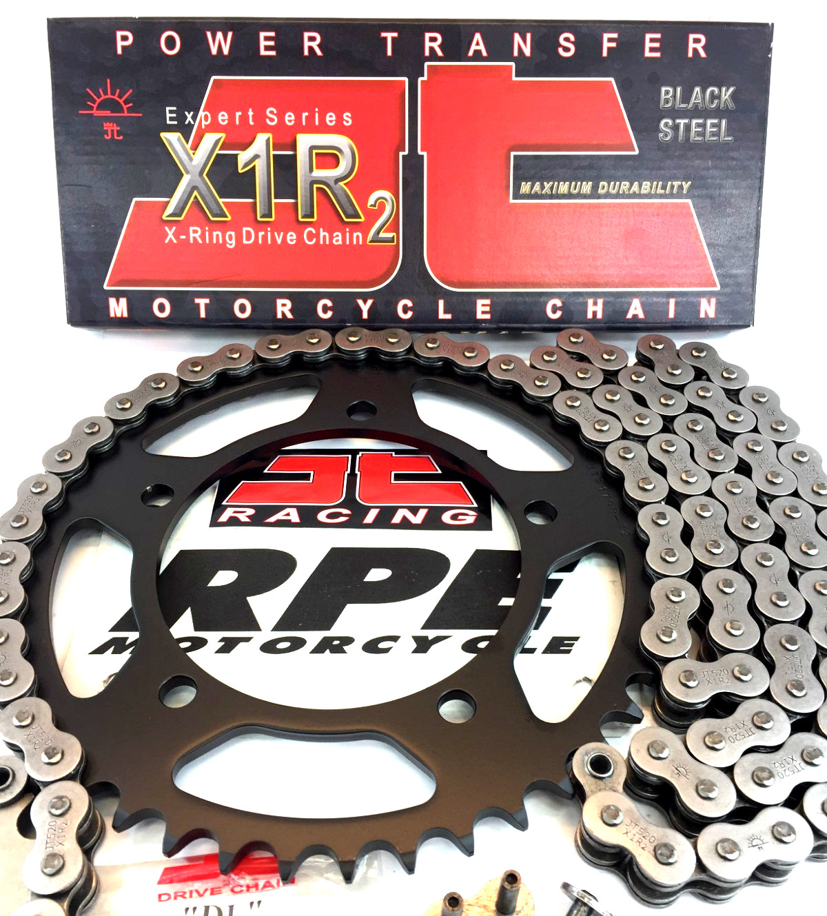 2013-2021 HONDA CBR500R RA OEM JT  520 X-RING CHAIN AND SPROCKETS KIT