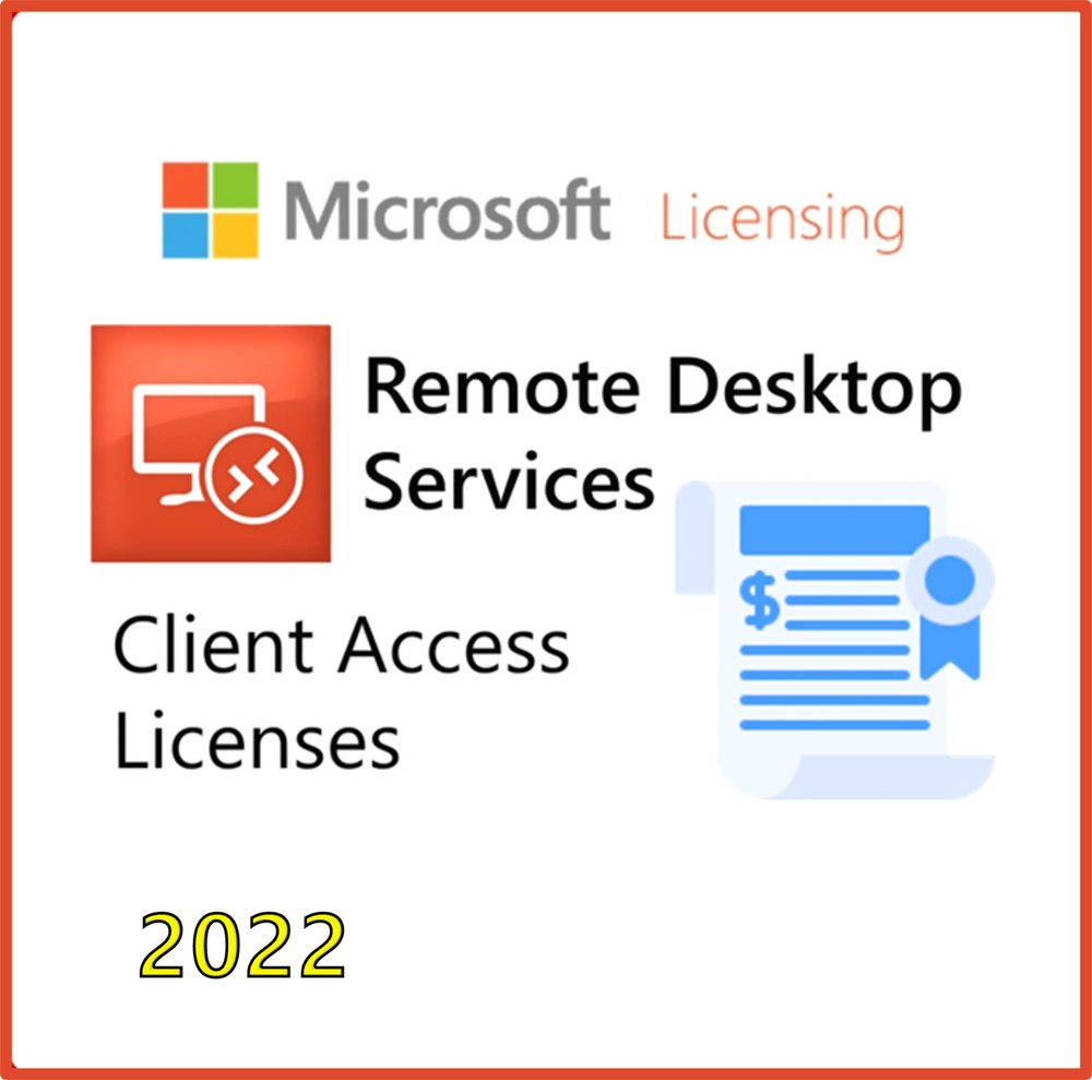 Windows Server 2022 Remote Desktop CALs - Client Access License (User or Dev)