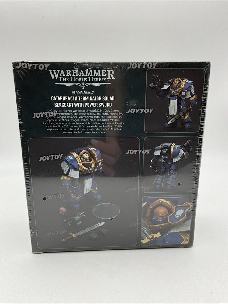 Joytoy Warhammer 40k Cataphractii Terminator Squad Sergeant Power Sword