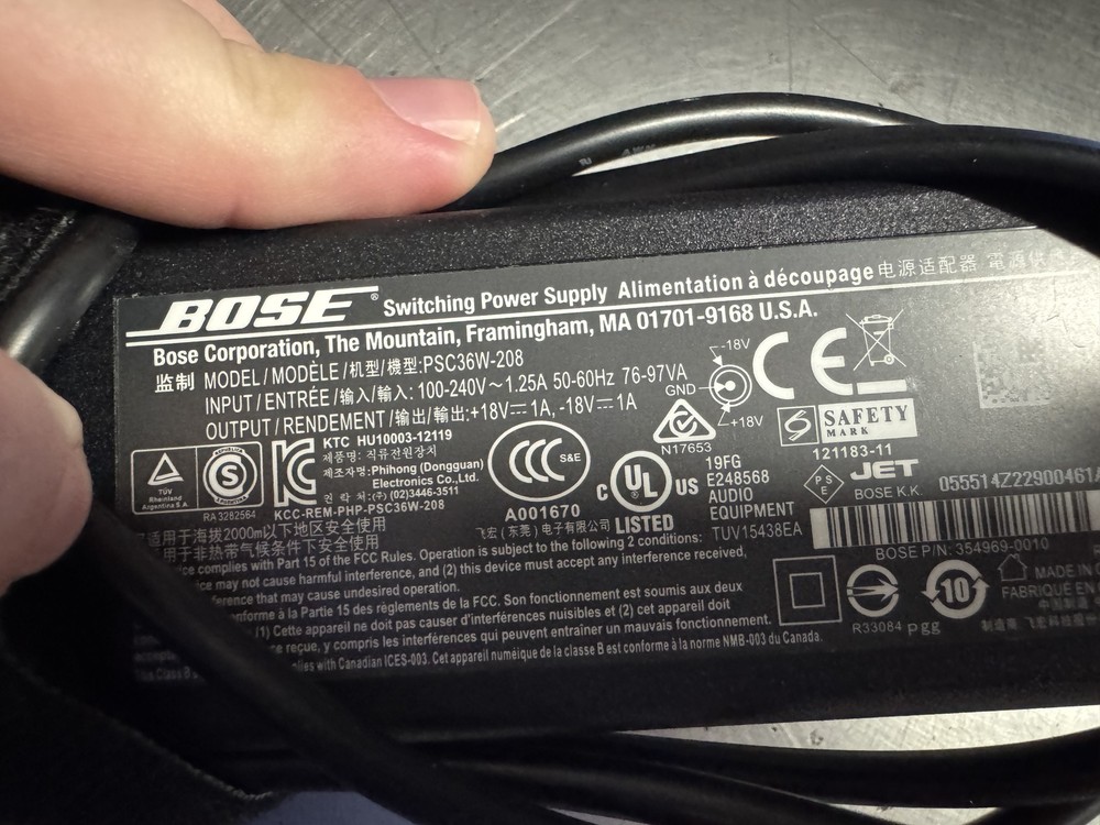 Bose SoundDock Series II W/ Cord Black