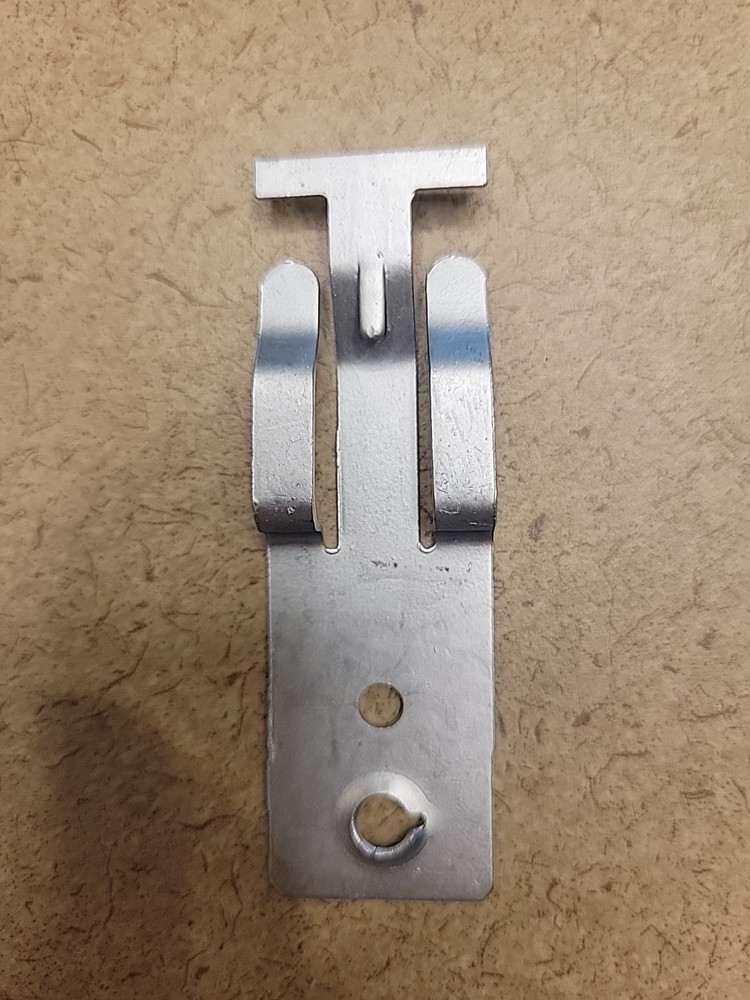 T-Grid Clip, Side Mount, 1/4" Hole, Threaded, like ATS41