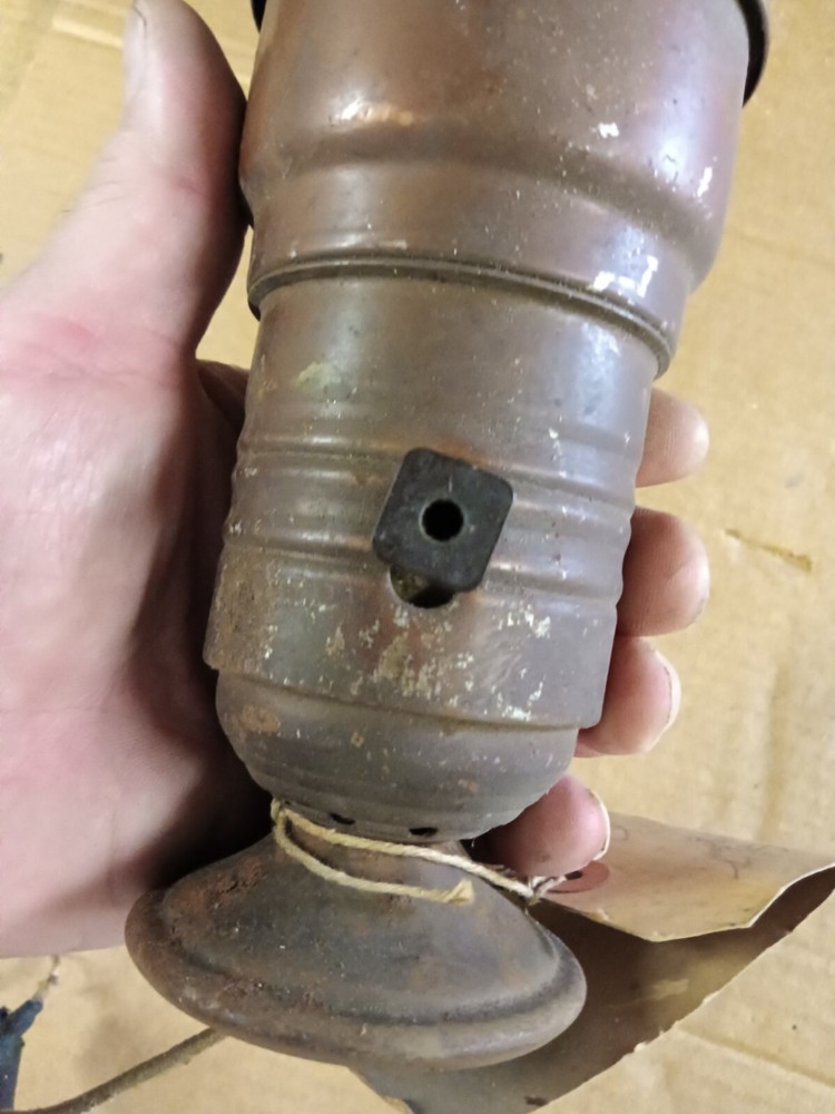 Vintage Large Electric Light Fixture Part, Torchy