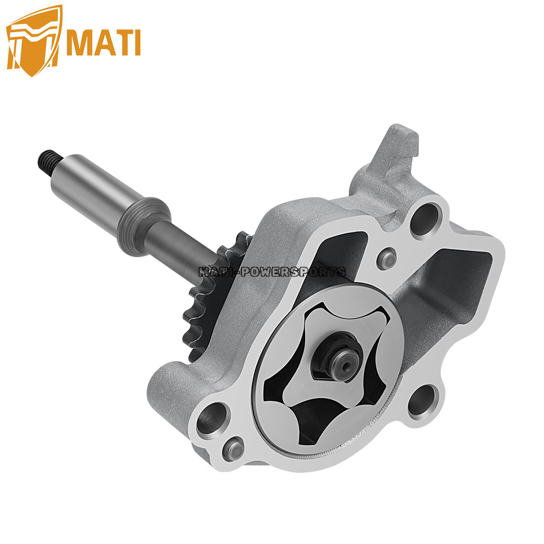 Oil Pump Assembly w/ Inner & Outer Rotor and Shaft for Kawasaki KFX700 2004-2009