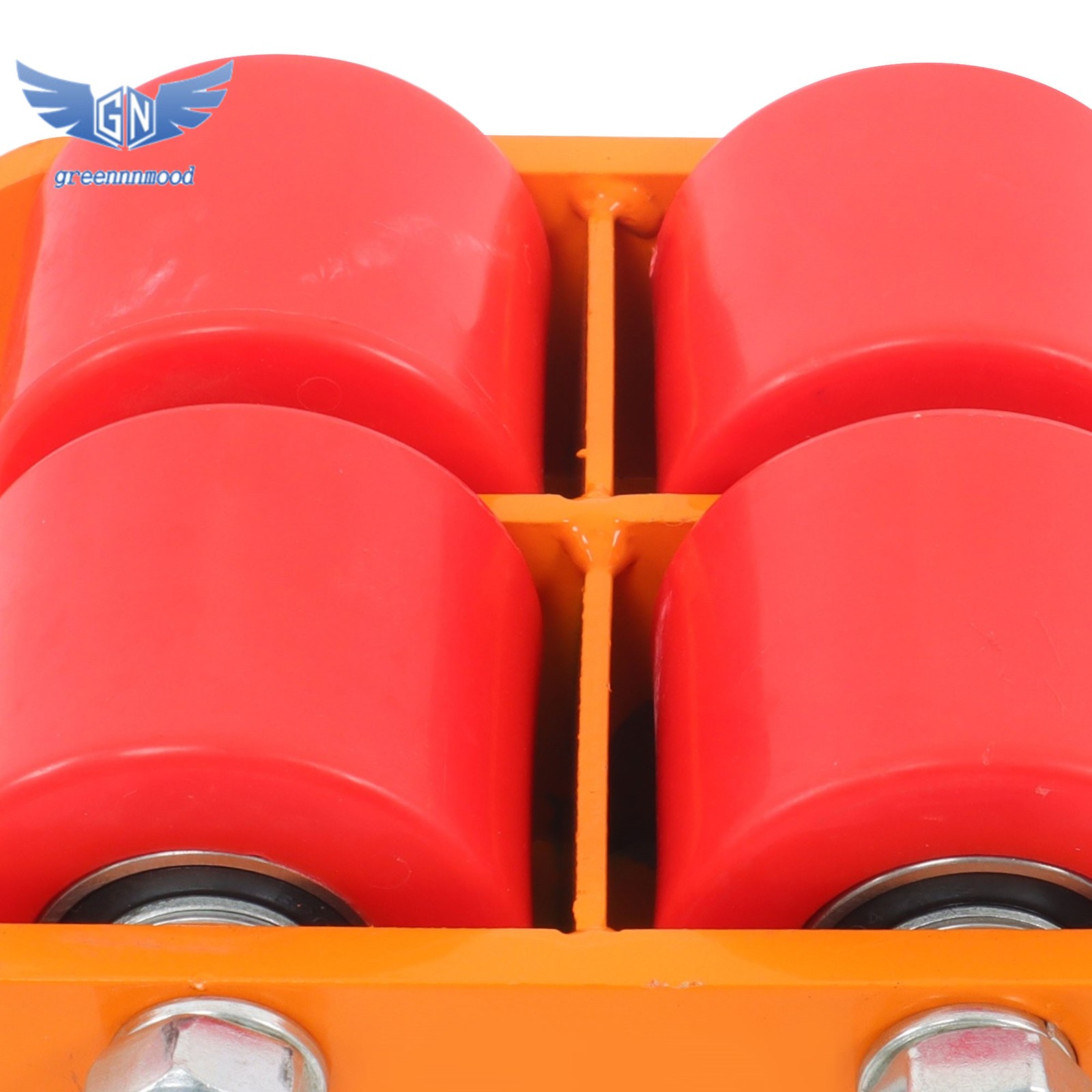 4PCS Heavy Duty Machinery Skates Dolly Machinery Moving Skate 6T / 13200LBS