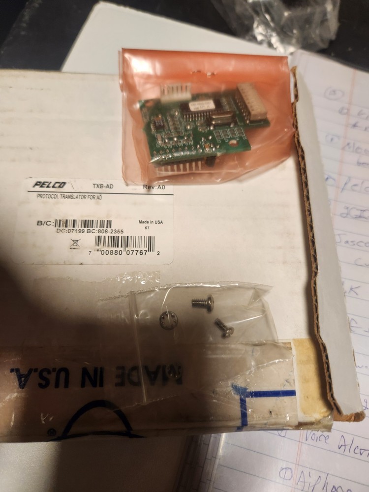 Pelco TXB-AD Protocol Translator for American Dynamics