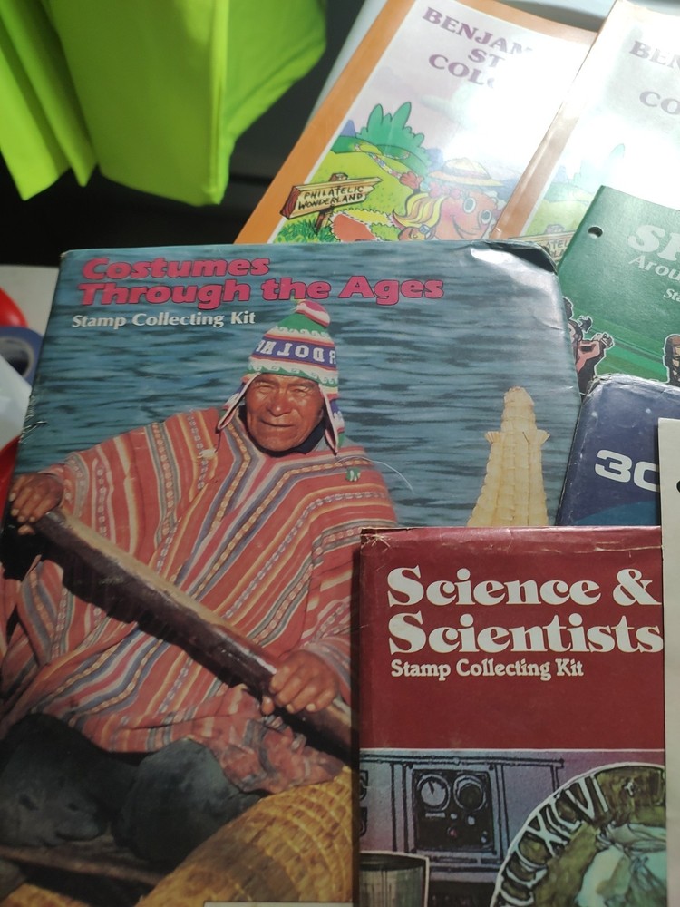 Lot Of Stamp Collector Books Free Shipping