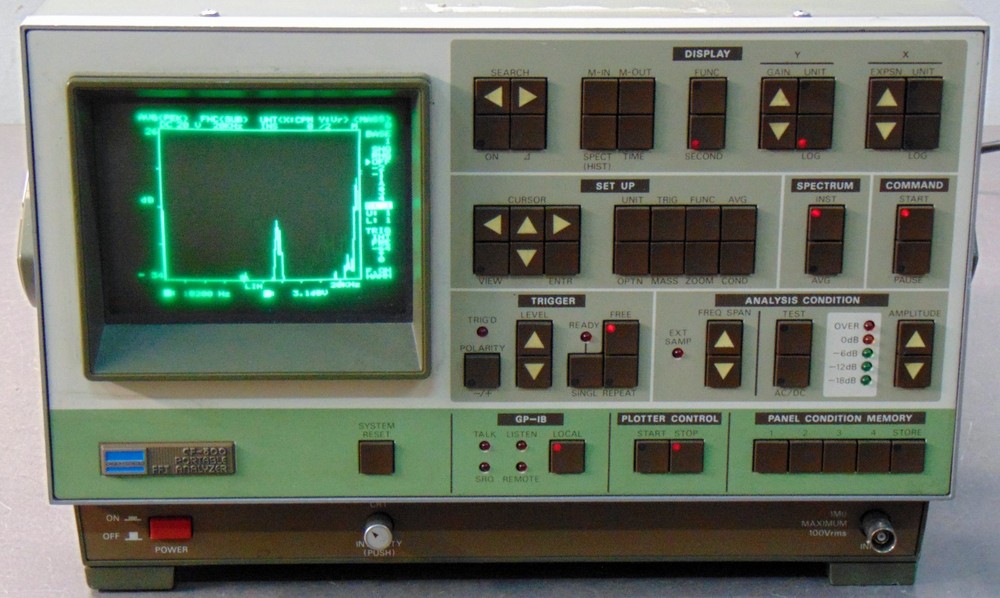 ONO SOKKI CF-300 PORTABLE FFT ANALYZER