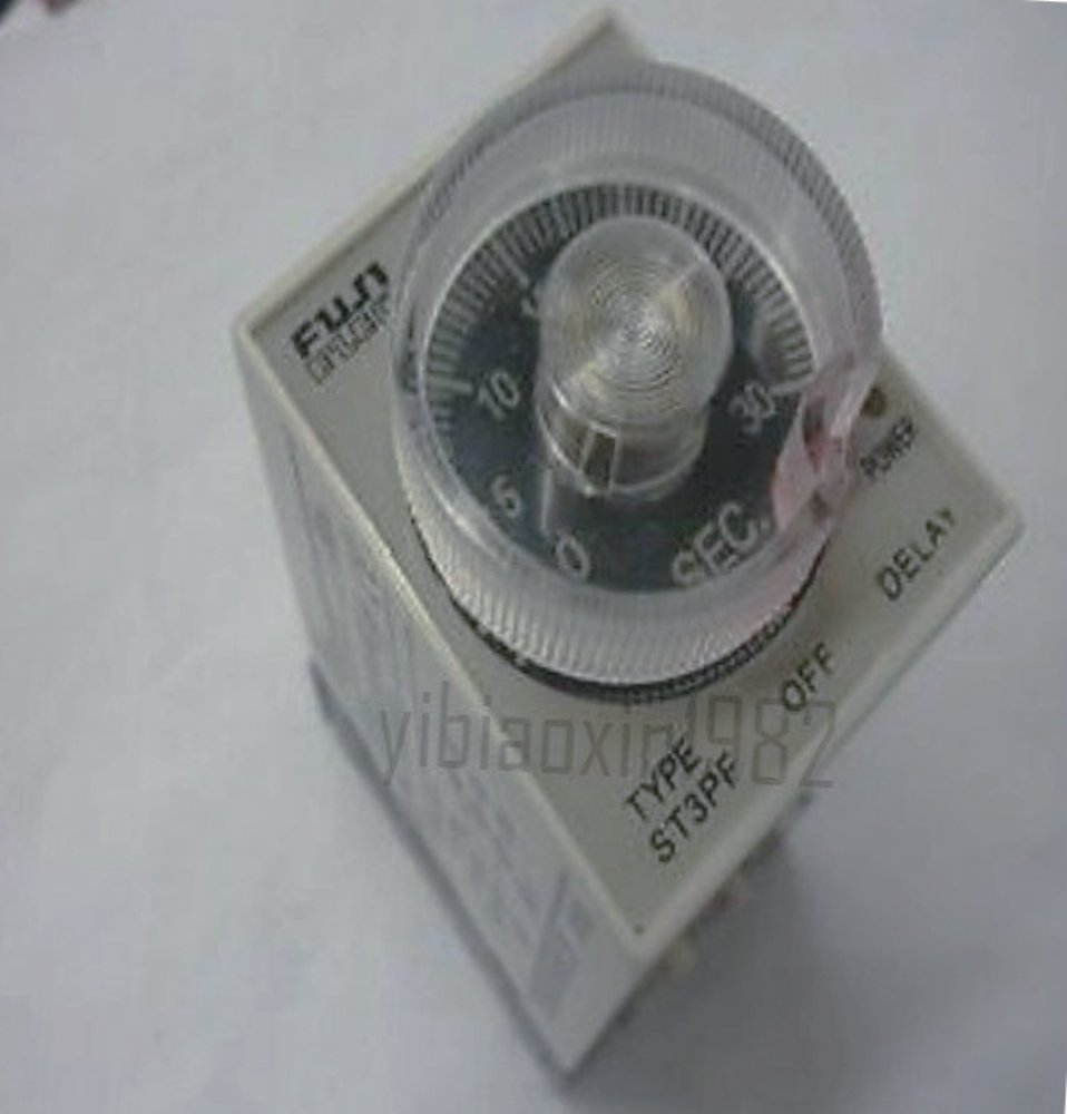 110V AC Power Off Delay Timer Time Relay 0-10 Second 10S ST3PF & Base