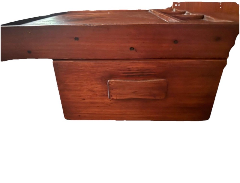 Antique Handcrafted Cobblers Bench Solid Maple Primitive Farmhouse ￼Rustic Piece