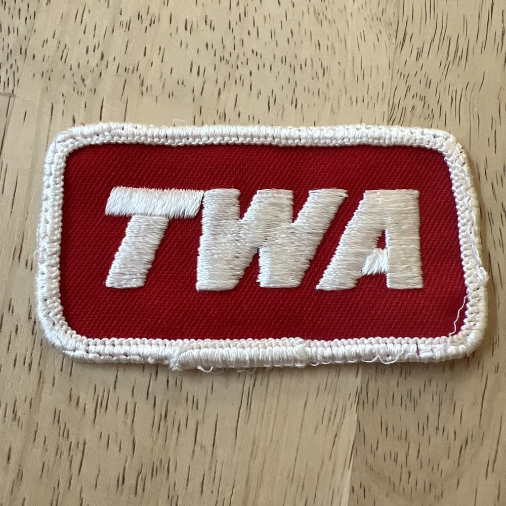 TWA Trans World Airlines Logo Cloth Patch