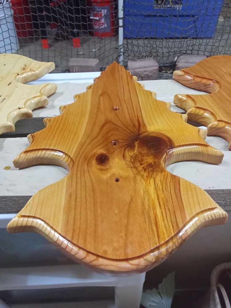 Arrowhead Deer Skull Plaque Pine