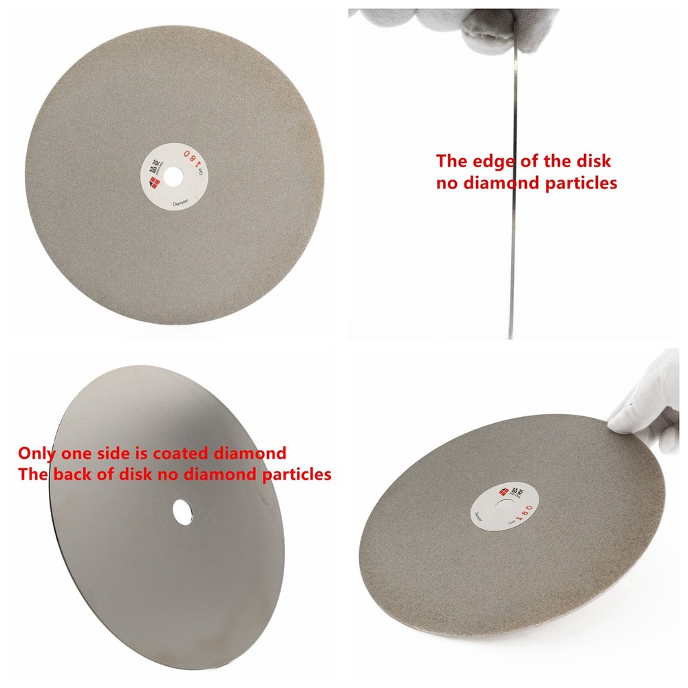 8" inch 200mm Diamond Grinding Discs Grit 60-3000 Flat Lap Disk Tools for Stone