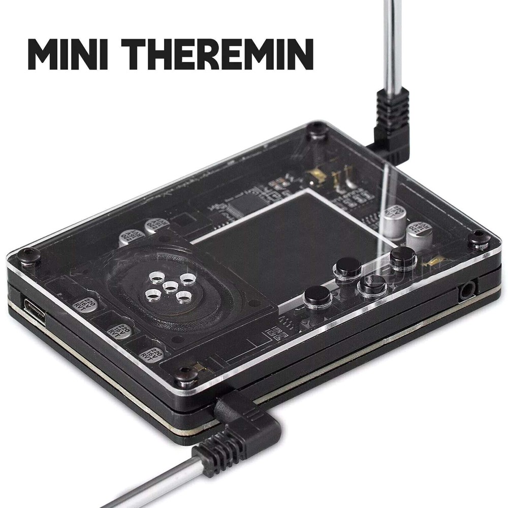Type-C Mini Theremin Musical Electronic Creative Instrument With Screen Display