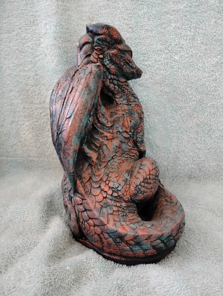 Dragon blue bronze Colors Figure