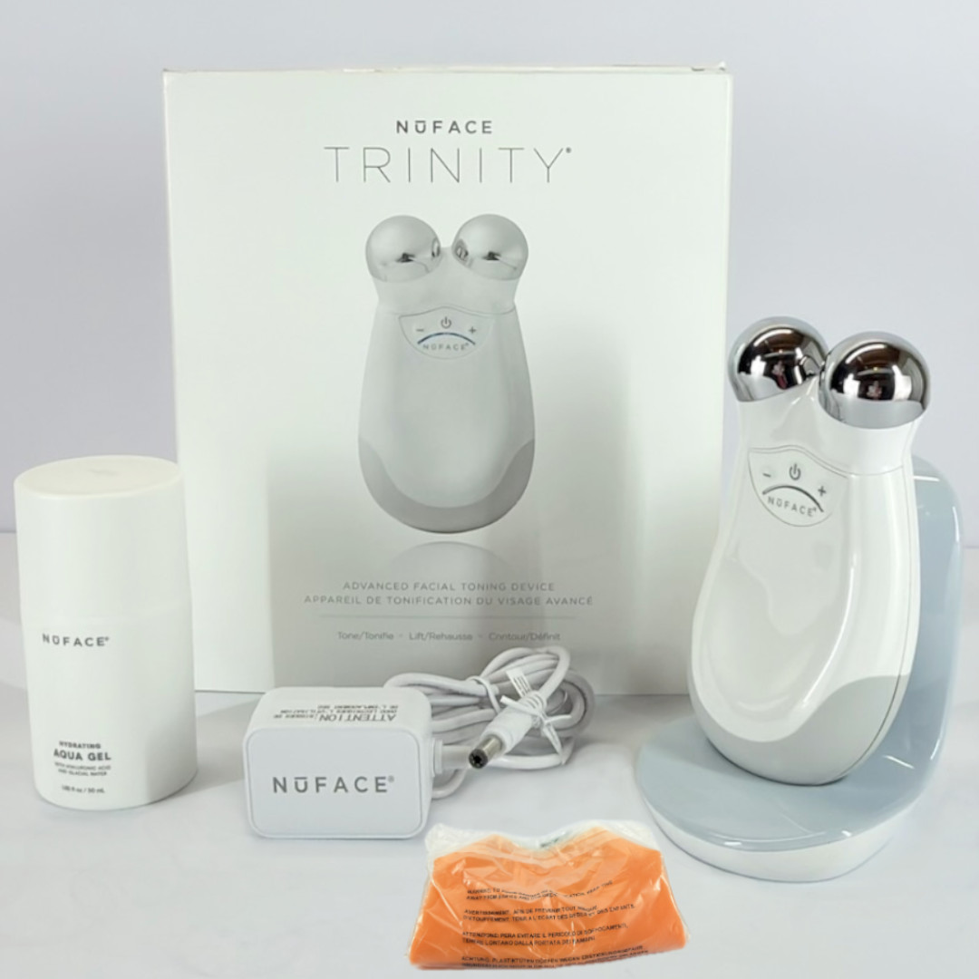 NuFACE Trinity Advanced Facial Toning Device Fine Lines Hydrating New Open Box
