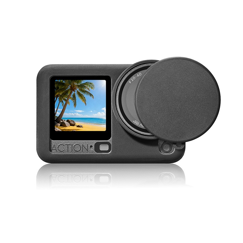 For DJI OSMO Action 6 Silicone Cover Soft Rubber Protective Case Shockproof Case