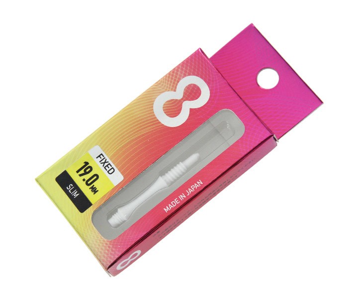 8 Flight White Slim 26mm Fixed Shafts