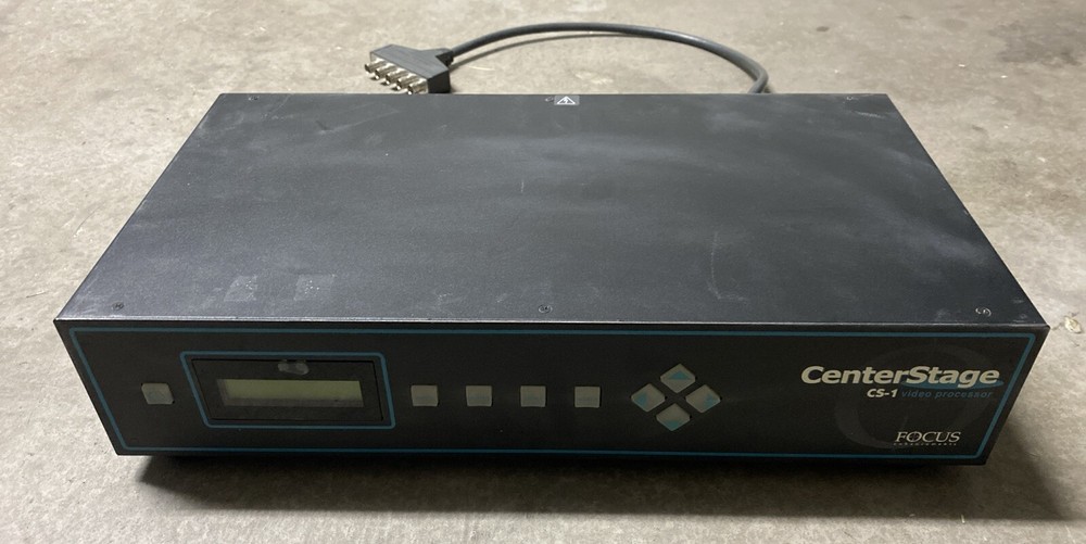 CenterStage CS-1 Video Processor Focus Enhancements