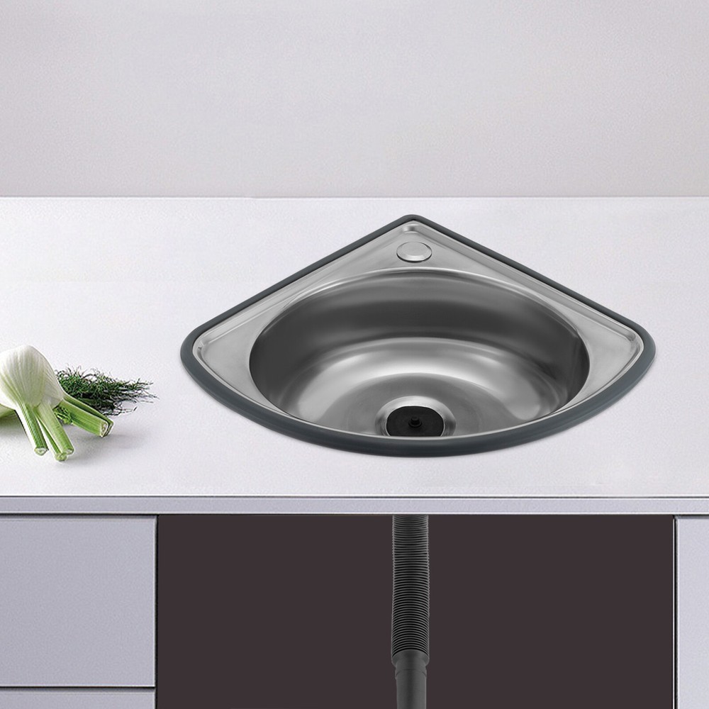 Wall-mounted Sink Corner Basin Sink Triangular Single Bowl Hand Basin Sink