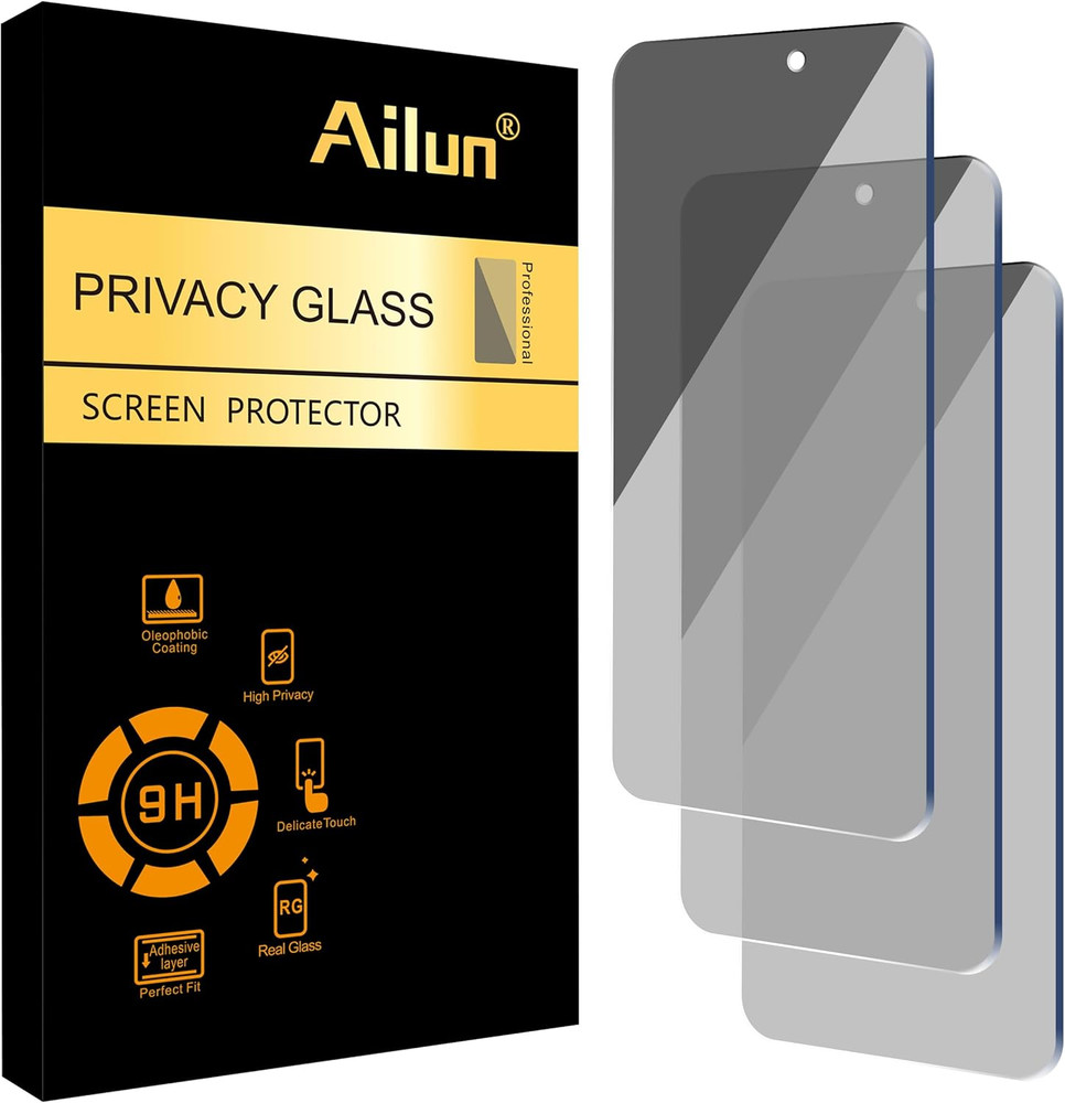 Privacy Screen Protector for Iphone 16 / Iphone 15 / Iphone 15 Pro [6.1 Inch] 3