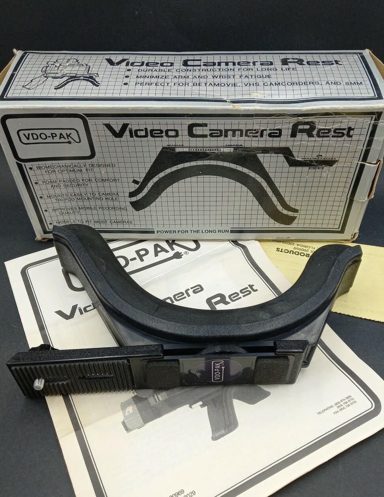 VDO-PAK VIDEO CAMERA REST CR-102 FLAT BASE CAMERA