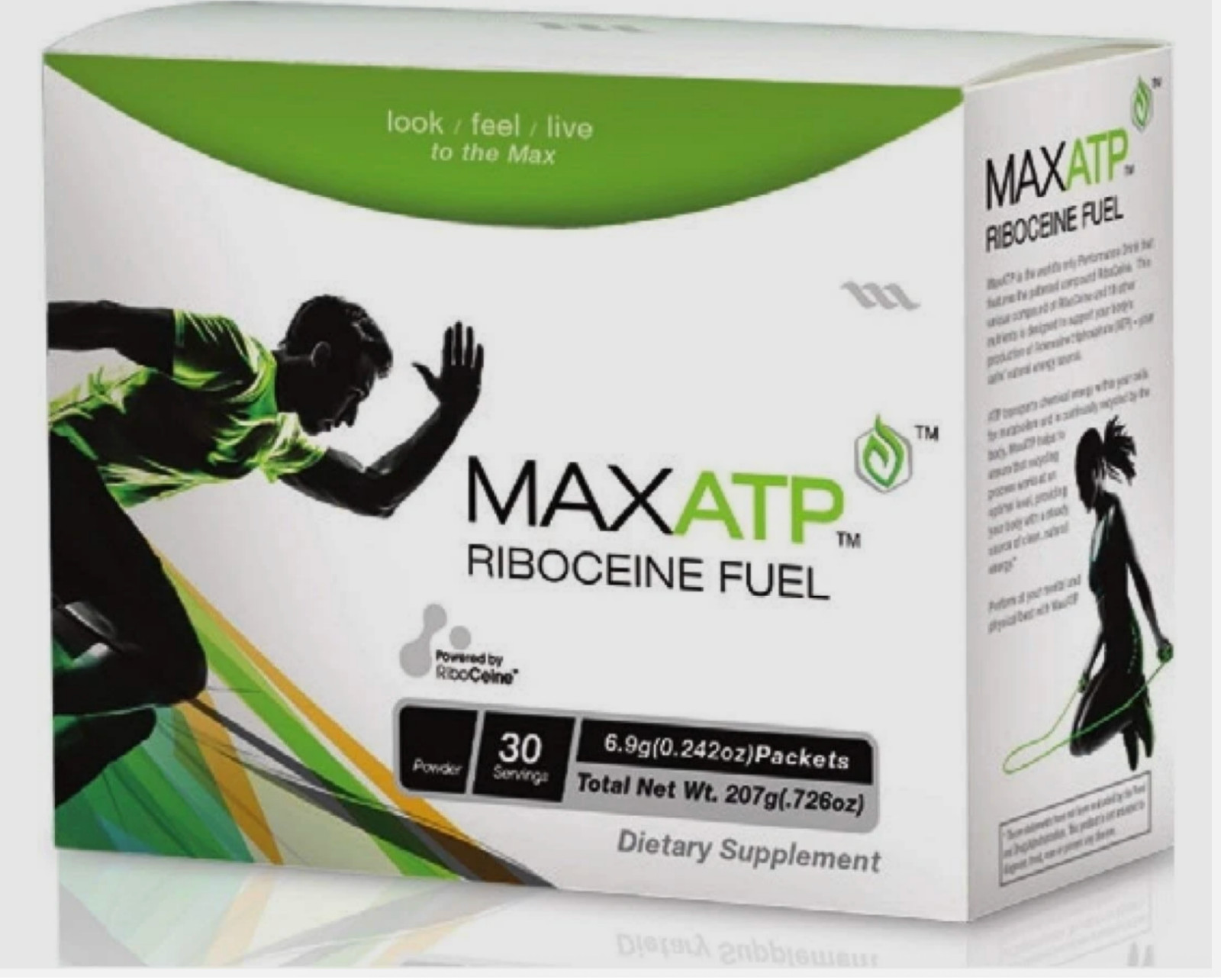 Max ATP Riboceine Fuel 30 Packets (0.24 Ounce) Net weight 207g 30 Servings