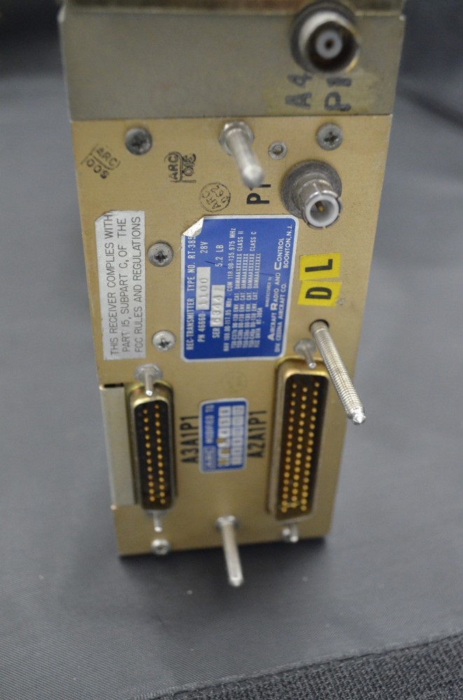 ARC RT-385A NAV/COM Receiver. As Removed, Unknown Working Condition.