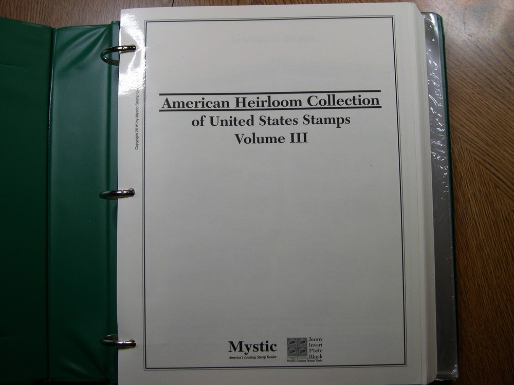 Mystic Stamp Co. American Heirloom Collection Albums Volumes I-III *NEW* #2