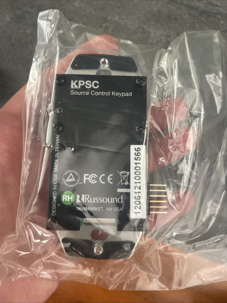 Russound KPSC Source Keypad CAA66 Compatible- NIB- White