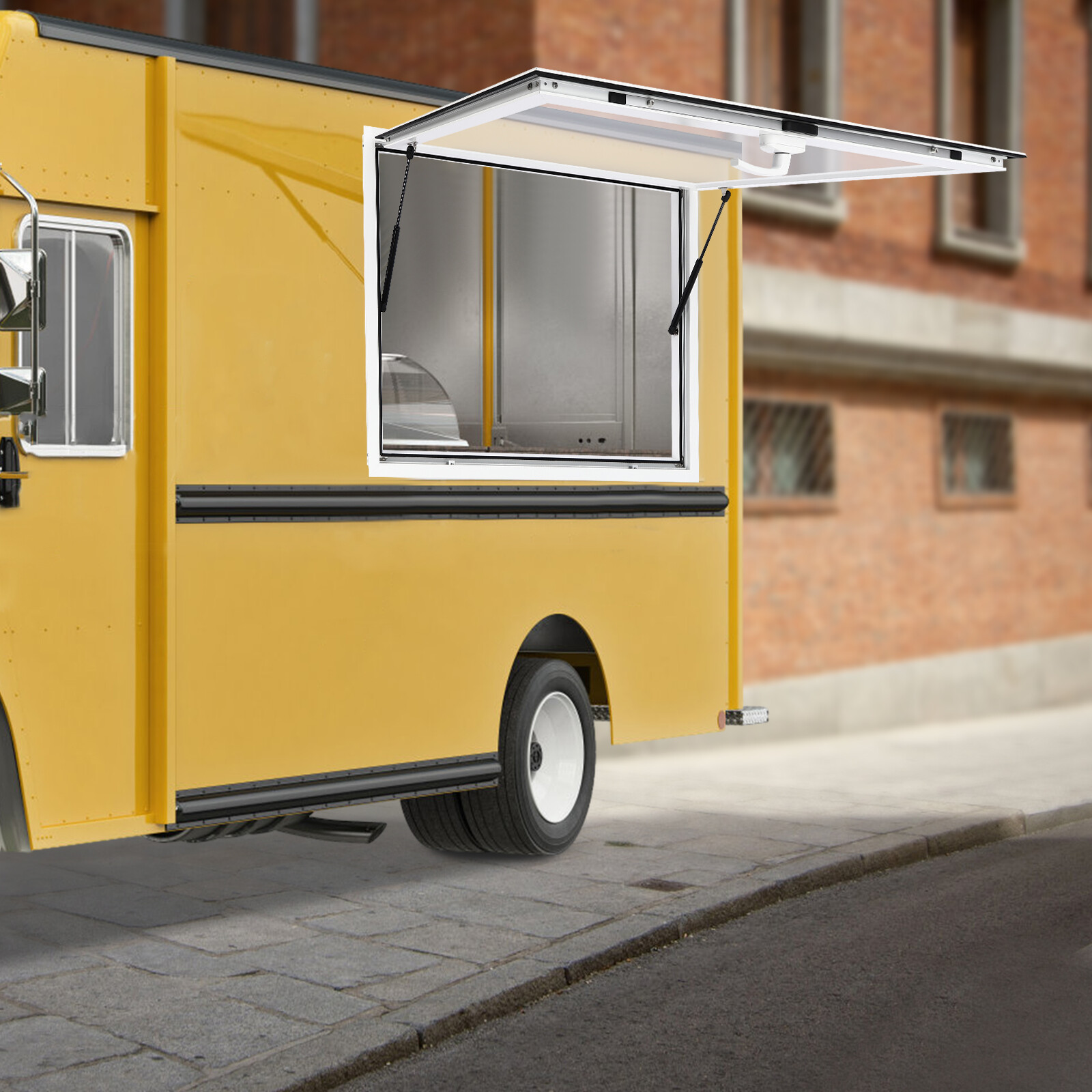 Concession Stand Serving Window Concession Window for Food Truck 45*33 inch NEW