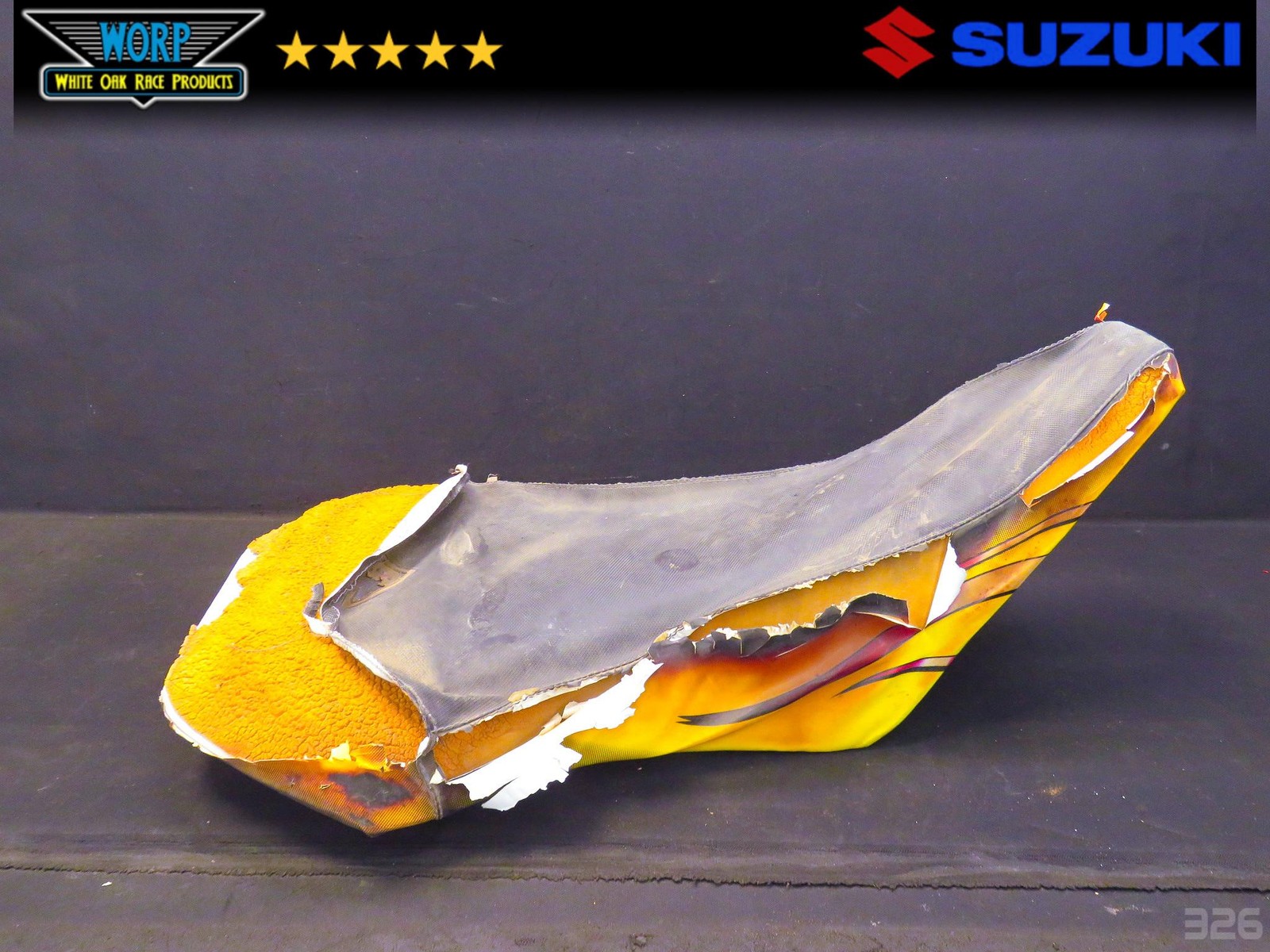 2003 SUZUKI QUADSPORT LTZ400 KFX SEAT PAN FOAM CUSHION COVER SADDLE 03-07