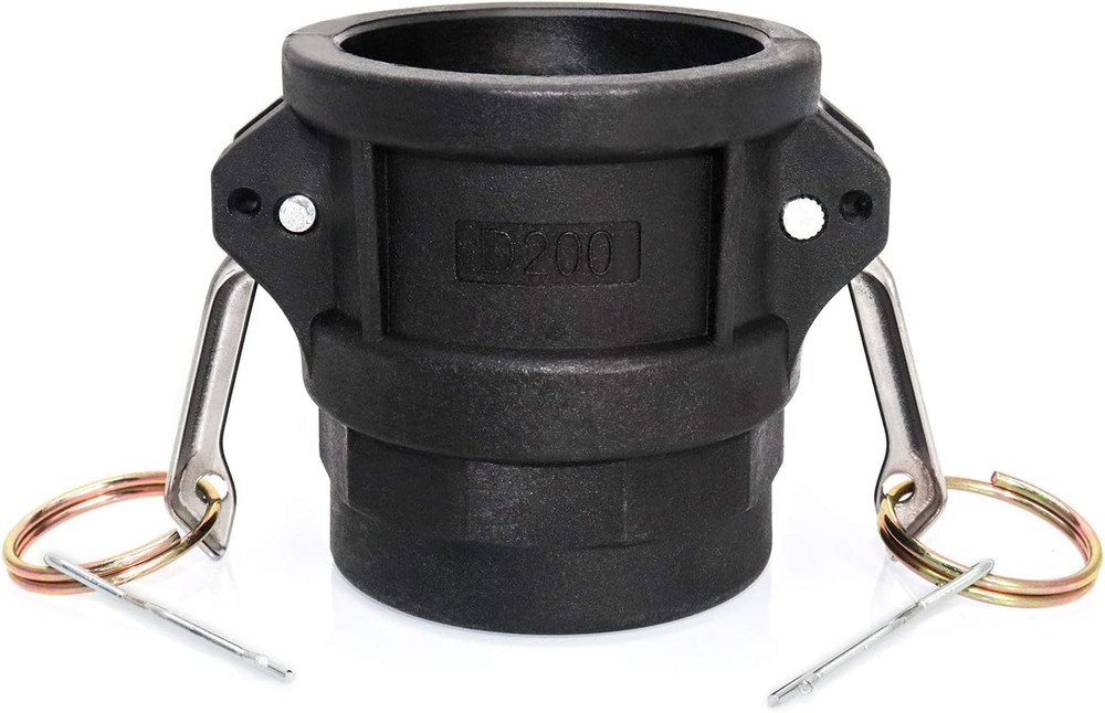 2in Type D Camlock Coupler x 2in NPT Female Polypropylene Quick Connect 125psi
