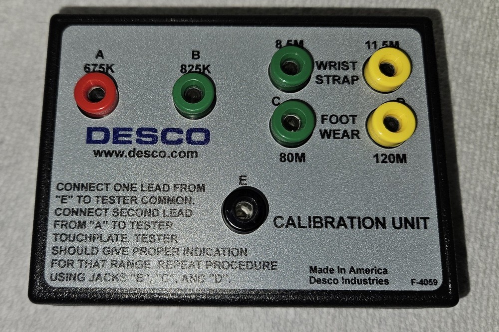 Desco Calibration Unit 07010 with manual