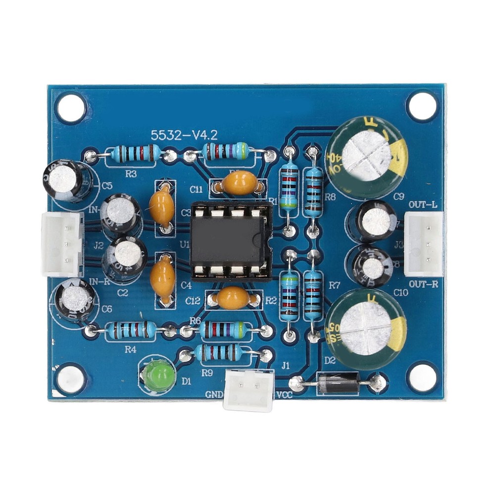 Preamp Module Audio Preamplifier Board NE5532 Chip Accessory Replacement Part
