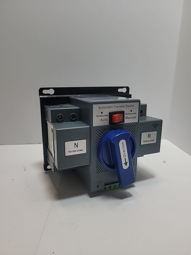 63A ATS Dual Power Automatic Transfer Switch for Generator Changeover Switch 2P