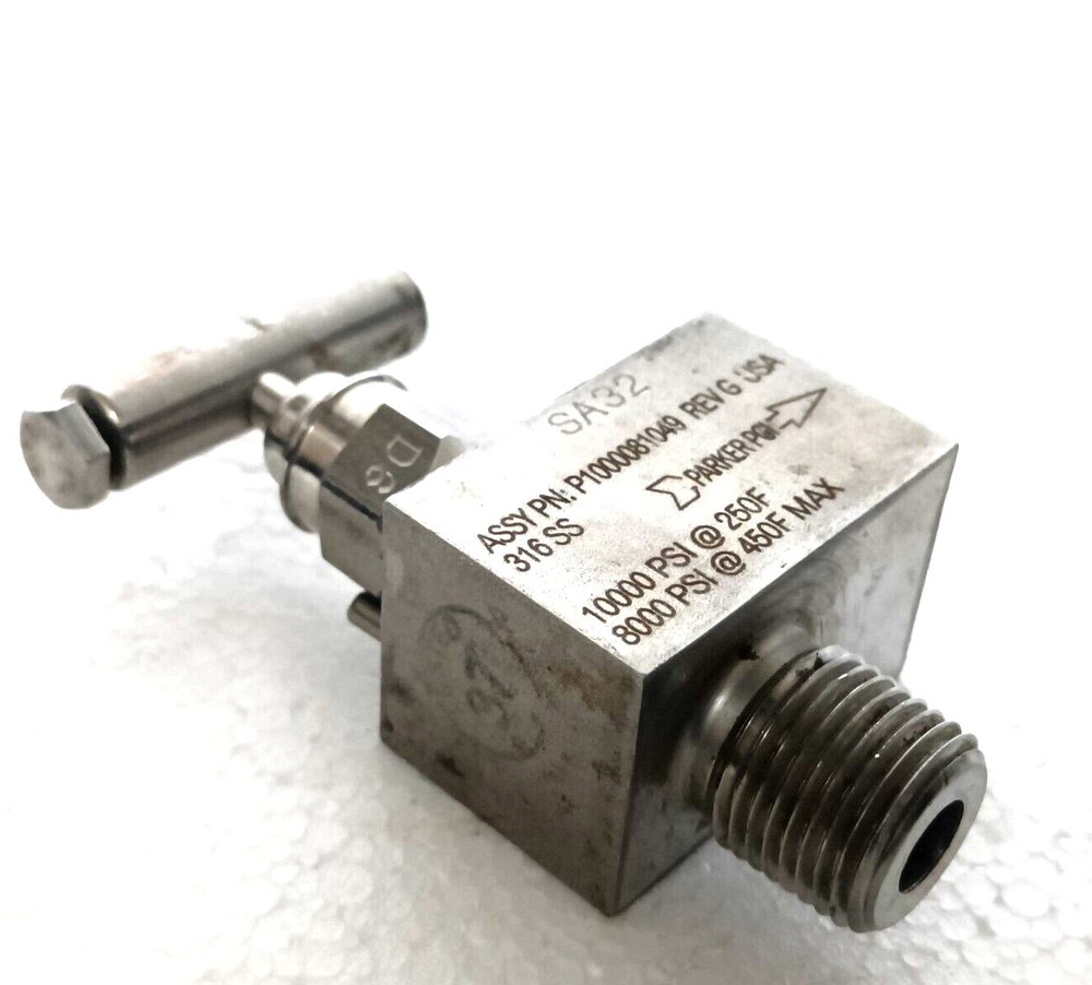PARKER 10,000 PSI NEEDLE VALVE #NEW