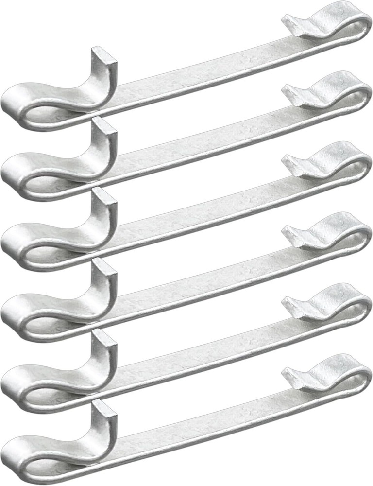 6 Pack 2 Inch Tool Box Drawer Slide Retaining Keeper Clips Double Loop Clips