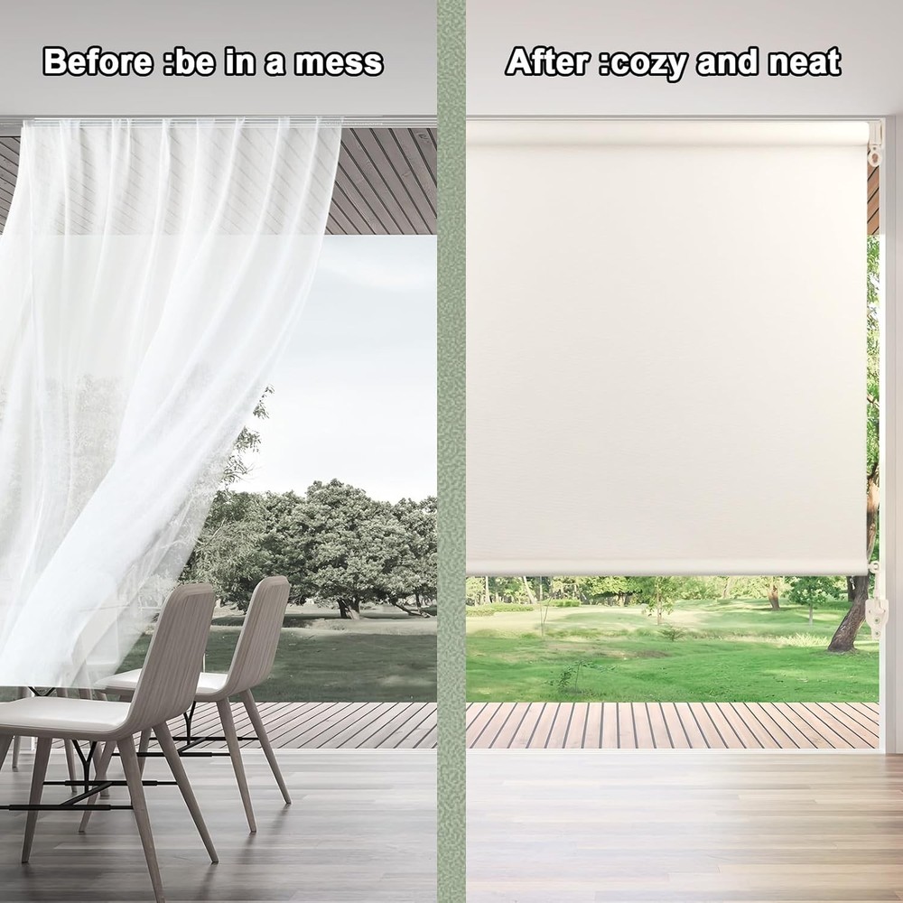 Cordless Bracket, Sunshade Replacement Accessory, Beige