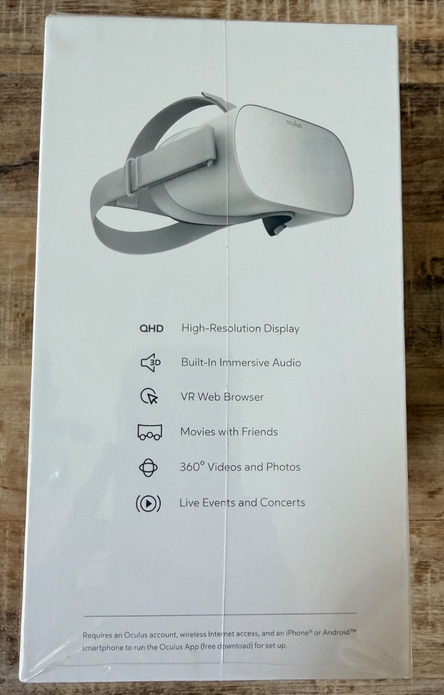 Oculus Go All-In-One VR Headset W/ Controller & Accessories Bundle NEW Sealed