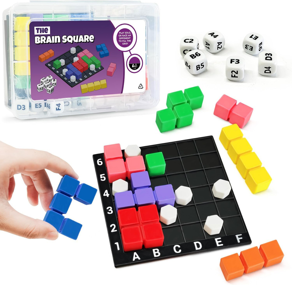 Brain Square STEM Puzzle Game - 160,000+ Pattern Matching Solutions!