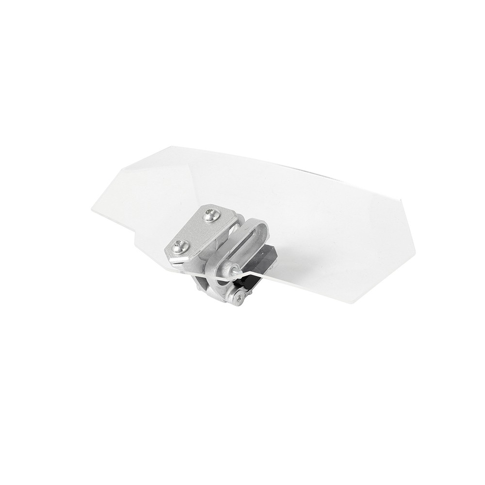 Adjustable Clip On Windshield Extension Spoiler Wind Deflector For Motorcycle US