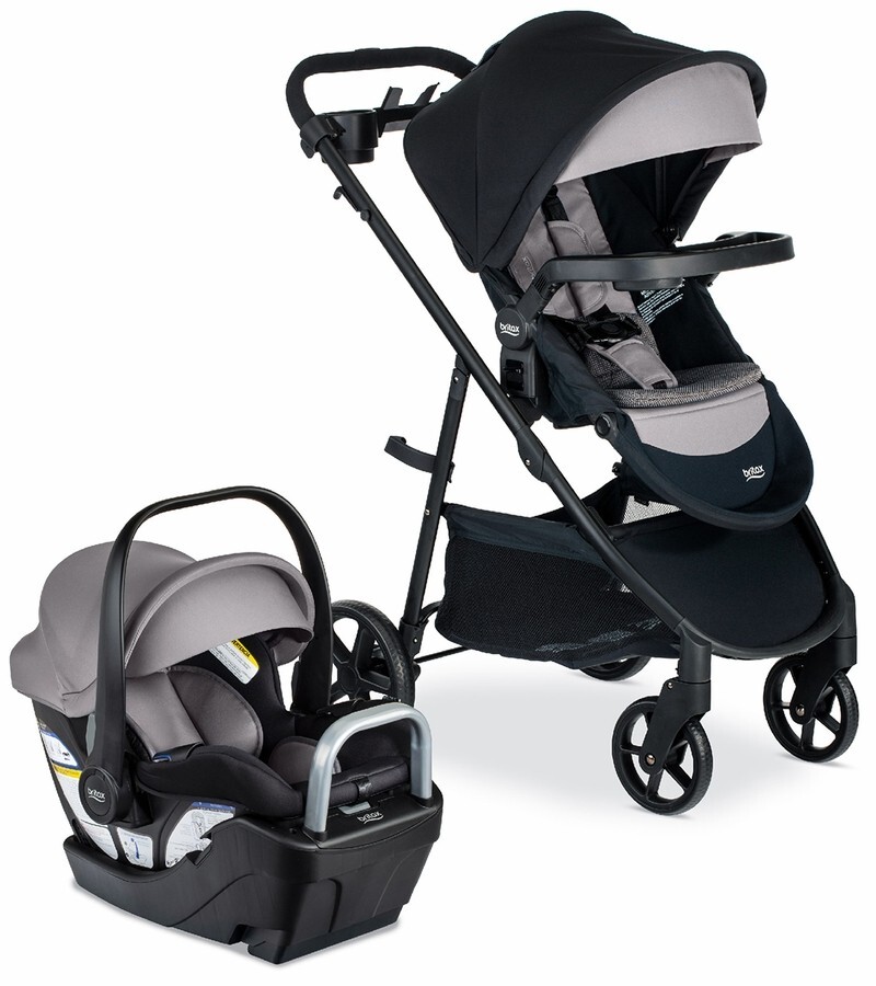 Britax Willow Brook S+ Travel System - Graphite Onyx New!!