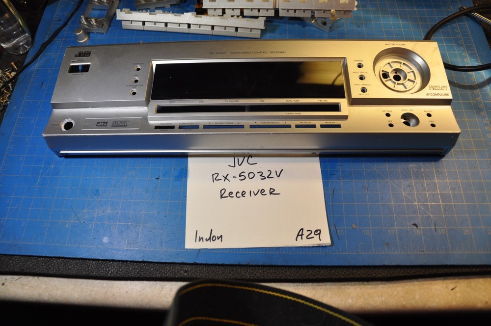 JVC RX-5032V Receiver Replacement Parts Front Face Panel Plate