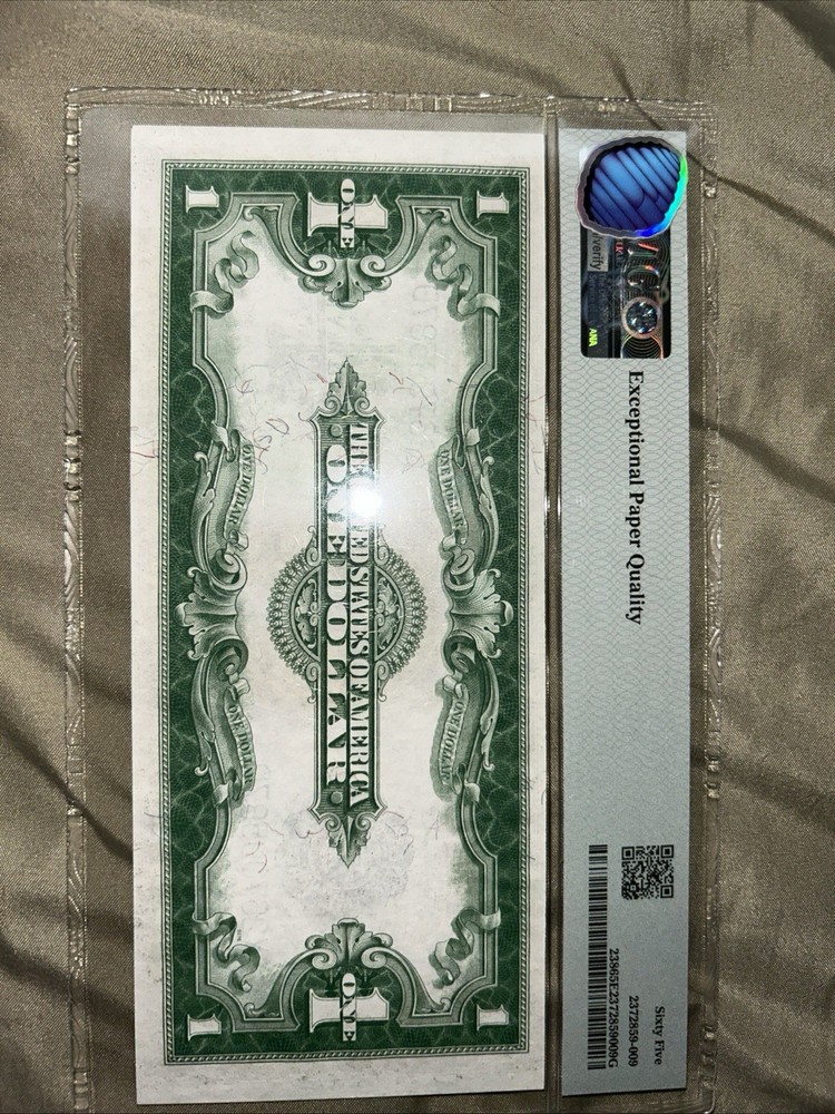 1923 Silver Certificate $1 Dollar Large Size Currency Note#238