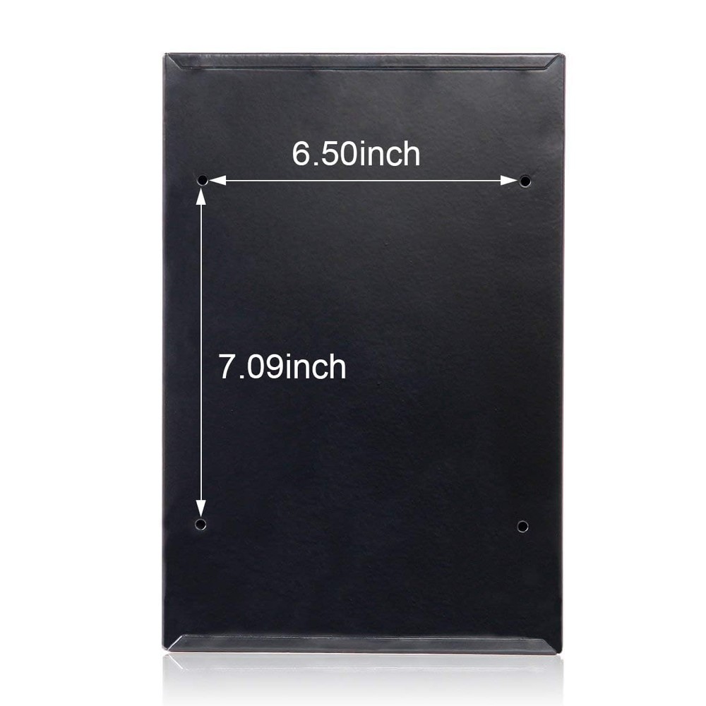 Locking Mailboxes Wall Mounted Vertical – Jssmst Key Lock Drop Medium, Black