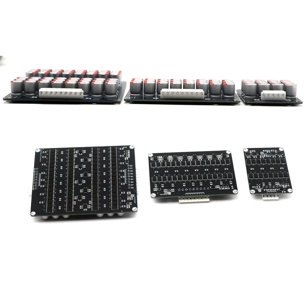 Three Proof Coated Battery Balancing Module 4S 8S 16S 5.5A FR4 Circuit Board