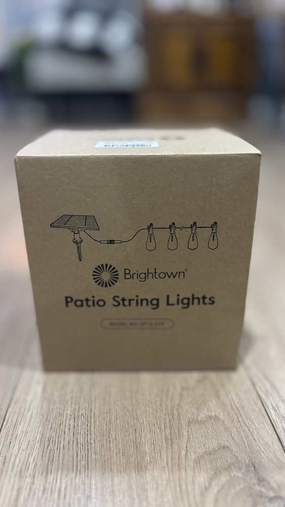 Brightown 52FT Solar String Lights Outdoor Waterproof