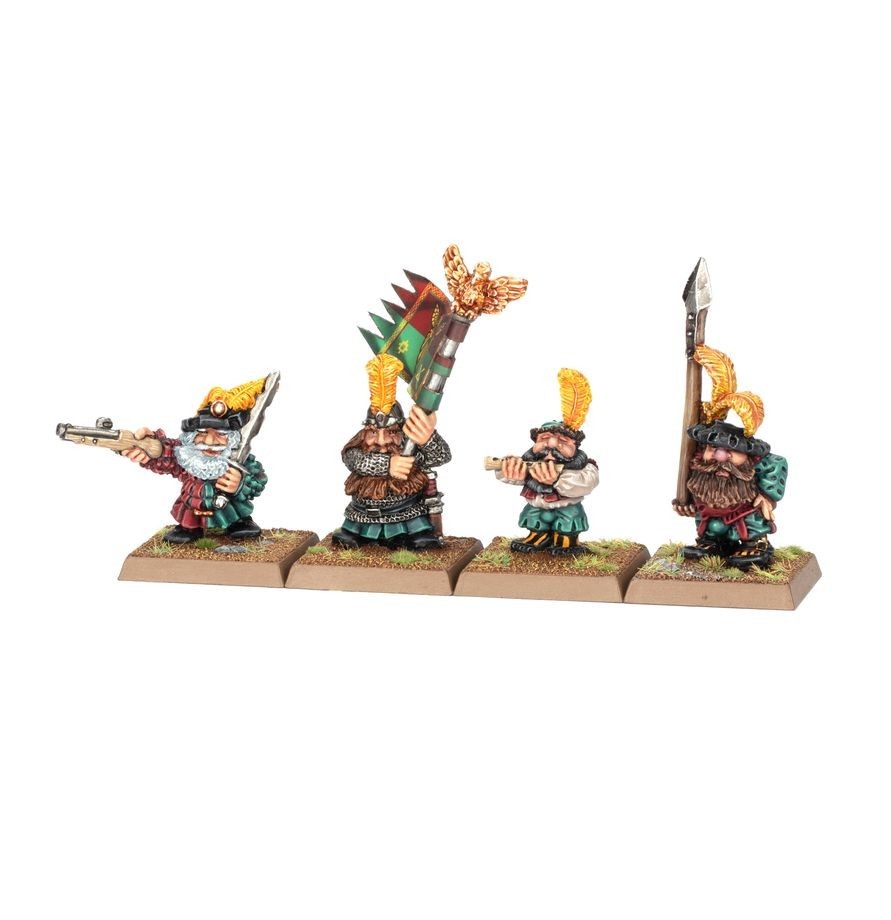 Warhammer Old World Dwarfs Imperial Dwarf Command Pro Painted Commission