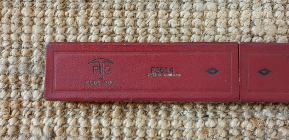 P.I.C. NO. 101/PC 8 SLIDE RULE WITH CASE